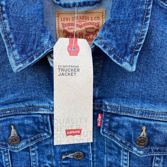 🆕 Levi's Original Denim Trucker Jacket - Picture 5 of 11